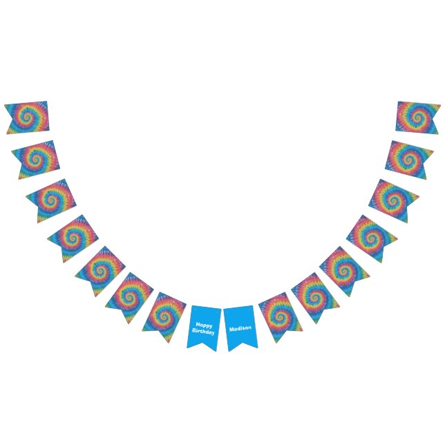 Personalisierte Krawatten-Fahne Wimpelkette (Alle)