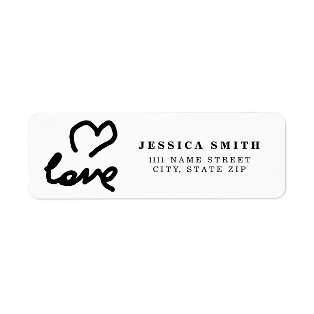 Personalisierte kreative Liebe und Herz (Vorne)