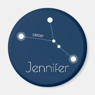 Personalisierte Krebskonstellation Magnet