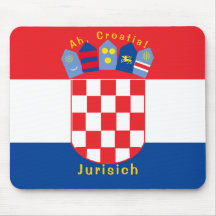 Personalisierte kroatische Flagge