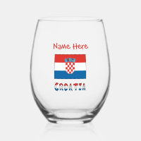 Personalisierte kroatische Flagge