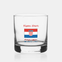 Personalisierte kroatische Flagge 