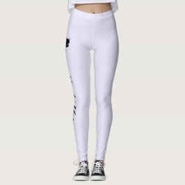 Personalisierte Krone Lavendel Leggings