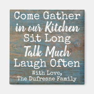 Personalisierte Küche Magnet