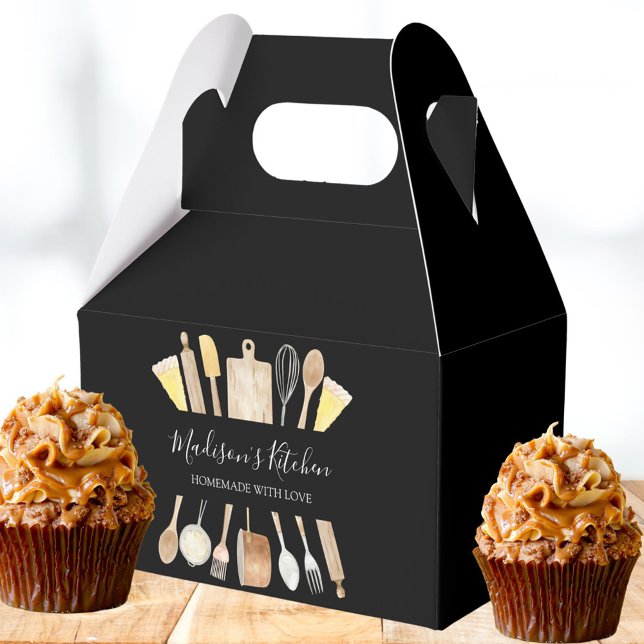 Personalisierte Küchengeräte Geschenkschachtel (In situ)