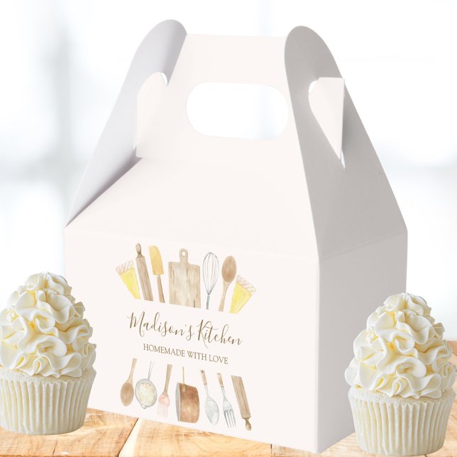 Personalisierte Küchengeräte Geschenkschachtel (In situ)