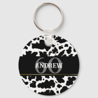 Personalisierte Kuh Spots Print Bauer Cowboy