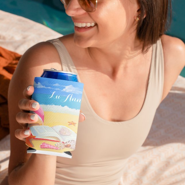 Personalisierte Kühle an der Küste Dosenkühler (Von Creator hochgeladen)