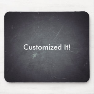 Personalisierte, kundenspezifische Black Chalkboar Mousepad