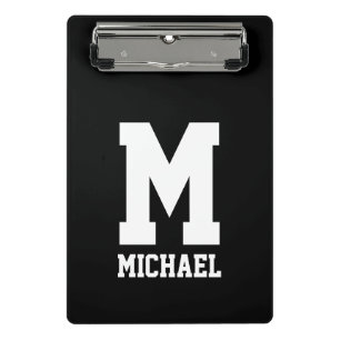 Personalisierte kundenspezifische Erstsportarten Mini Klemmbrett