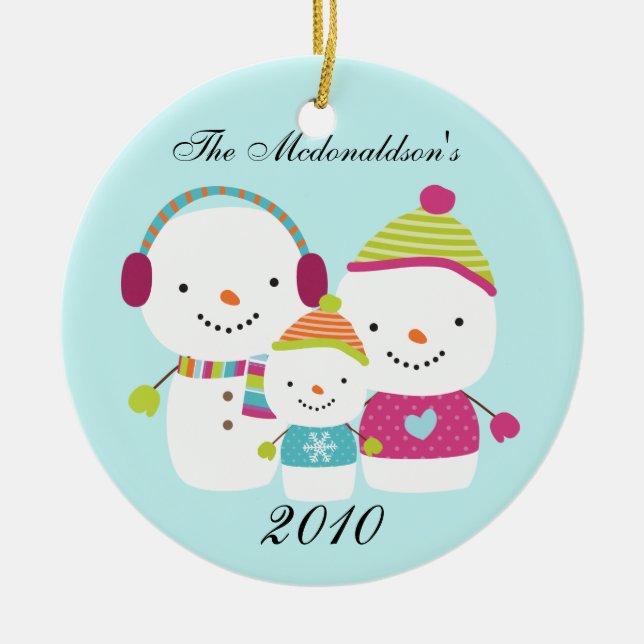 Personalisierte kundenspezifische keramik ornament (Vorne)