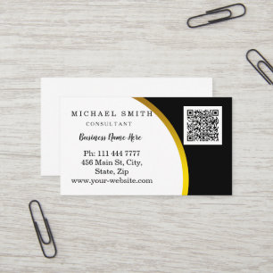 Personalisierte kundenspezifische QR-Logo-Geschäft Visitenkarte