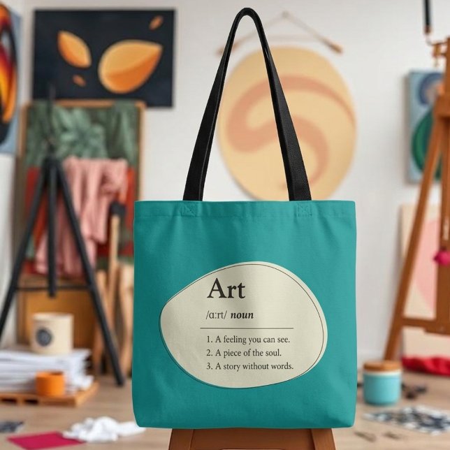 Personalisierte Kunst-Definitions-Tasche Tasche (Fully customizable tote bag for art lovers)