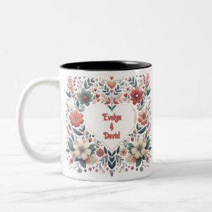 Personalisierte künstliche Intelligenz (AI) Zweifarbige Tasse