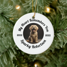 Personalisierte Kunstwerke zur Erinnerung an verst Keramik Ornament