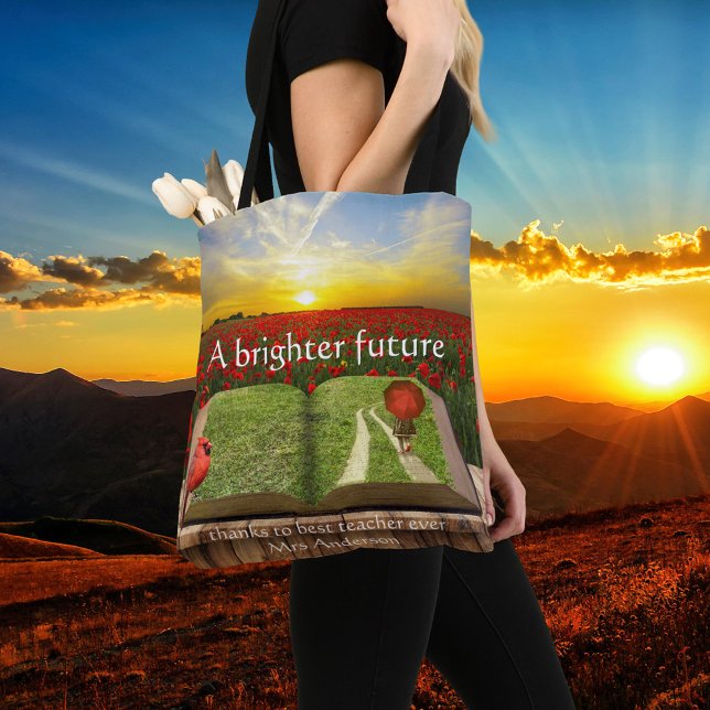 Personalisierte Kunstzeitschrift Beste Lehrerin -  Tasche (Von Creator hochgeladen)