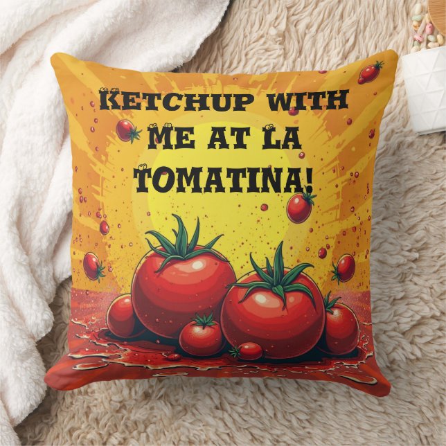 Personalisierte La Tomatina - Sonderfestival Tomat Kissen (Decke)