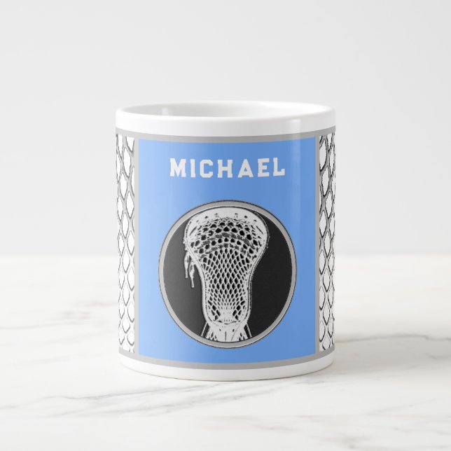 Personalisierte Lacrosse Collectious Riant Coffee  Jumbo-Tasse (Vorderseite)