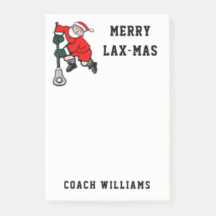 Personalisierte Lacrosse-Geschenke Notizen