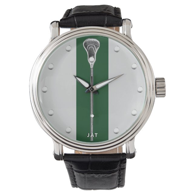 Personalisierte Lacrosse Sports Armbanduhr (Vorderseite)