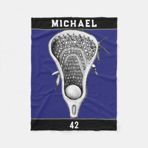 Personalisierte Lacrosse Sports Fleecedecke