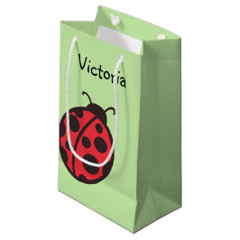 Personalisierte Ladybug-Geschenktasche Kleine Geschenktüte
