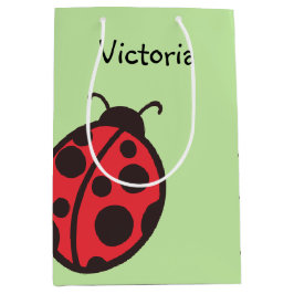 Personalisierte Ladybug-Geschenktasche Kleine Geschenktüte