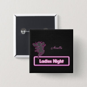 Personalisierte Ladys Night mit glühender Fairy Button
