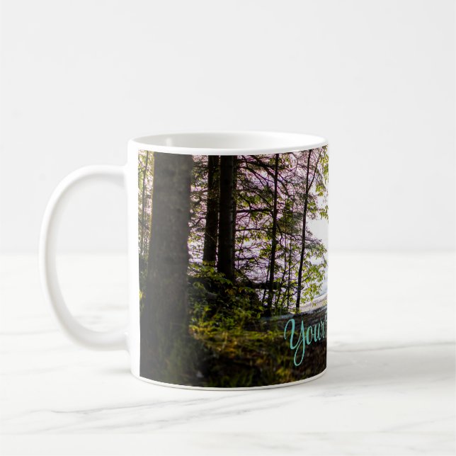 Personalisierte Lake Path Tasse, Pure Michigan Sup Kaffeetasse (Links)