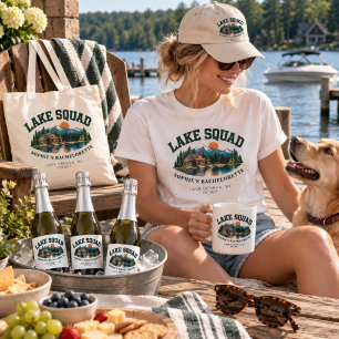 Personalisierte Lake Squad Junggesellinnenparty Kaffeetasse