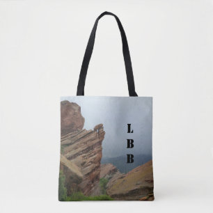 Personalisierte Landschafts-Rotsteine Colorado-Tra Tasche