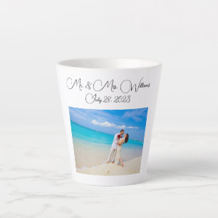 Personalisierte Latte Milchtasse