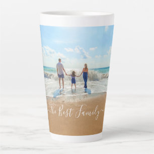 Personalisierte Latte-Tasse des Fotos mit benutzer Milchtasse