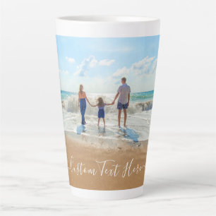 Personalisierte Latte-Tasse des Fotos mit benutzer Milchtasse