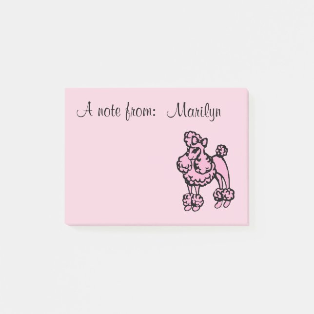 Personalisierte Lavendel - Packungsbeilage Post-it Klebezettel (Vorderseite)