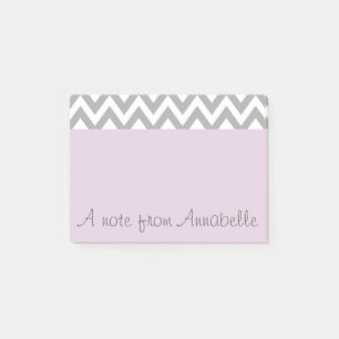 Personalisierte Lavendel-Post-Itanmerkungen Post-it Klebezettel