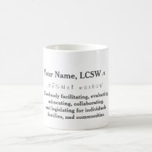 Personalisierte LCSW Tasse