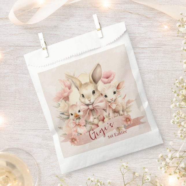 Personalisierte Leckereien für Bunny, Chick & Lamb Geschenktütchen (Ausgeschnitten)