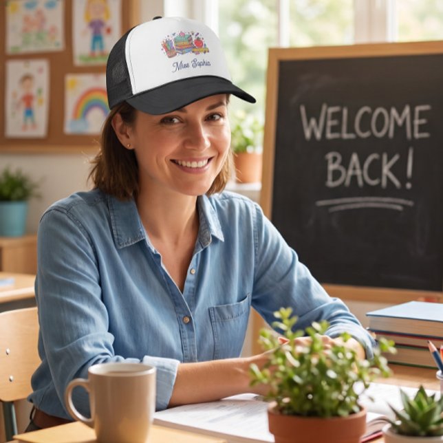 Personalisierte Lehrer Trucker Mütze - süßer Apfel (Von Creator hochgeladen)