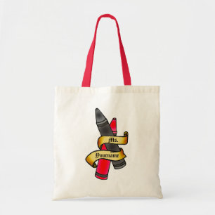 Personalisierte Lehrer-Zeichenstift-Tasche Tragetasche