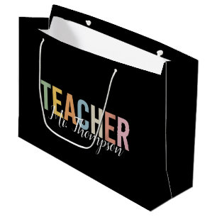 Personalisierte Lehrererkennungs- Zurück zur Schul Große Geschenktüte