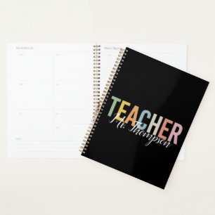 Personalisierte Lehrererkennungs- Zurück zur Schul Planer
