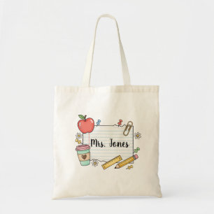 Personalisierte Lehrertasche, Benutzerdefinierte L Tragetasche