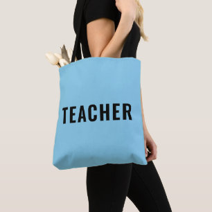 Personalisierte Lehrertasche mit Textstatement Him Tasche