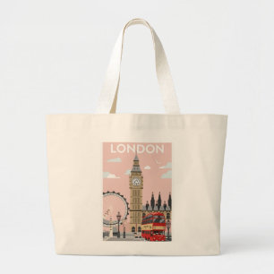 "Personalisierte Leinwand-Tasche – Ökologisch & Jumbo Stoffbeutel