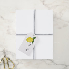 Personalisierte Lemon-Geschenkkarte Bevormundung Geschenkanhänger