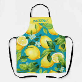 Personalisierte Lemonade Floral All-over Print-Sch Schürze