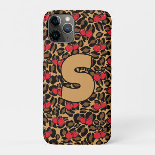 Personalisierte Leopard-Kirschen Case-Mate iPhone Hülle