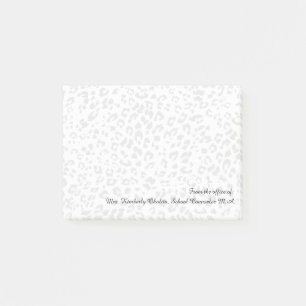 Personalisierte Leoparden-Druck Büro-Post-it Notes Post-it Klebezettel