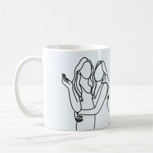 Personalisierte Lesbische Paarung Kaffeetasse
